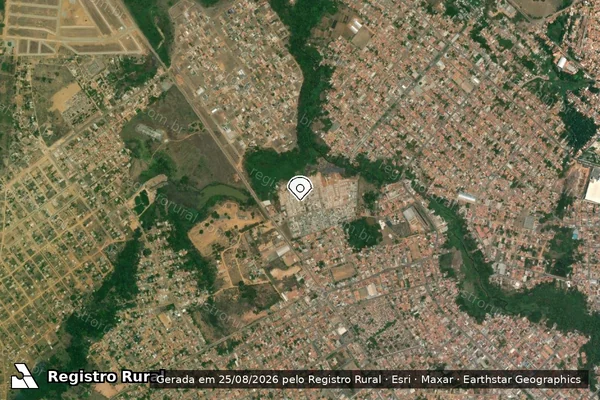 Imagem de satélite — Embargo IBAMA — Infração da Flora - Tucuruí/PA