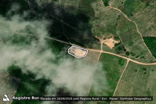 Imagem de satélite de Infração Ambiental em Baía da Traição - PB