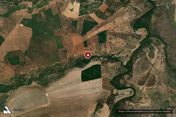 Imagem de satélite — Embargo IBAMA — Infração Ambiental - Formosa/GO