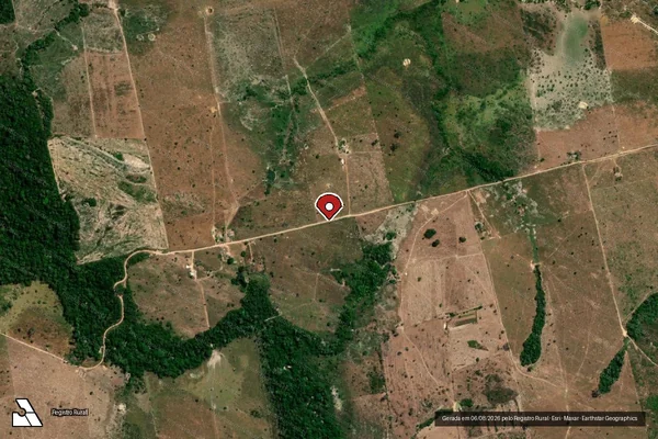 Imagem de satélite — Embargo Ambiental - Alta Floresta/MT