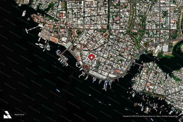 Imagem de satélite — Embargo Ambiental - Manaus/AM
