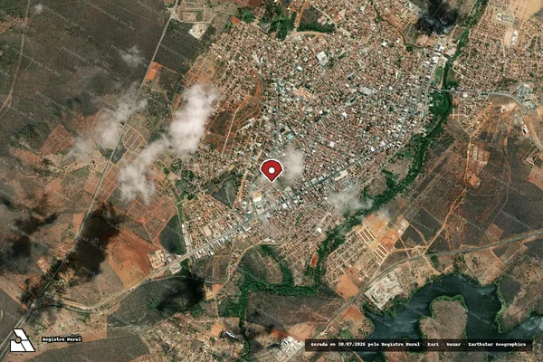 Imagem de satélite — Embargo IBAMA — Infração da Fauna — Brumado/BA