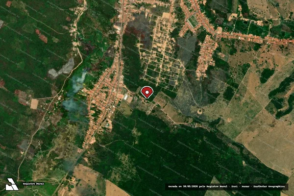 Imagem de satélite — Embargo IBAMA — Infração da Flora - Arame/MA