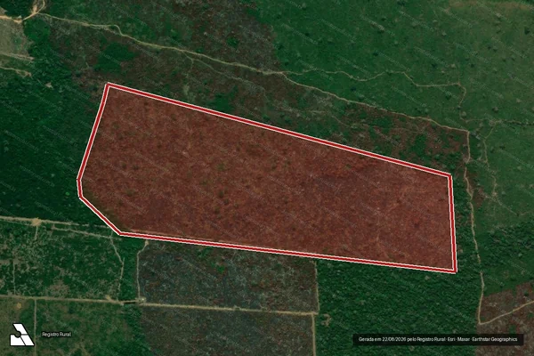 Imagem de satélite de Infração Ambiental em Porto Velho - RO