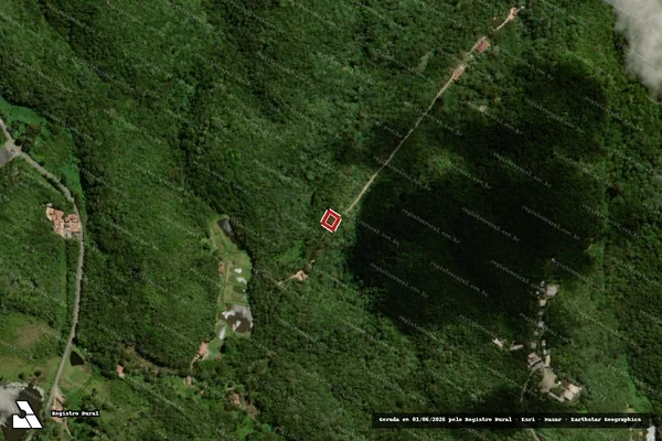 Imagem de satélite de Infração Ambiental em Guaramiranga - CE