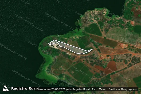 Imagem de satélite — Embargo IBAMA — Desmatamento - Boqueirão/PB