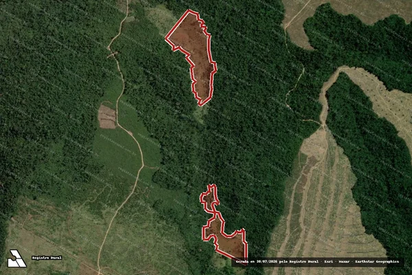 Imagem de satélite de Infração da Flora em Bom Jardim - MA