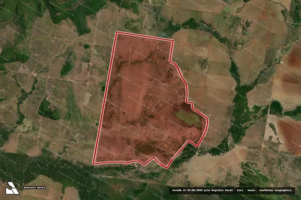 Imagem de satélite de Desmatamento em São Félix do Xingu - PA