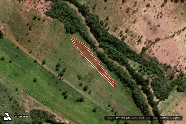 Imagem de satélite de Infração da Flora em João Pinheiro - MG