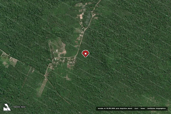 Imagem de satélite — Embargo Ambiental — Santarém/PA
