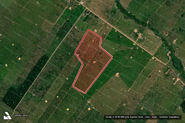 Imagem de satélite de Infração Ambiental em Porto Velho - RO