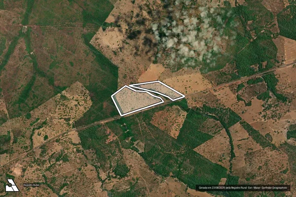 Imagem de satélite de Desmatamento em Santa Terezinha de Goiás - GO