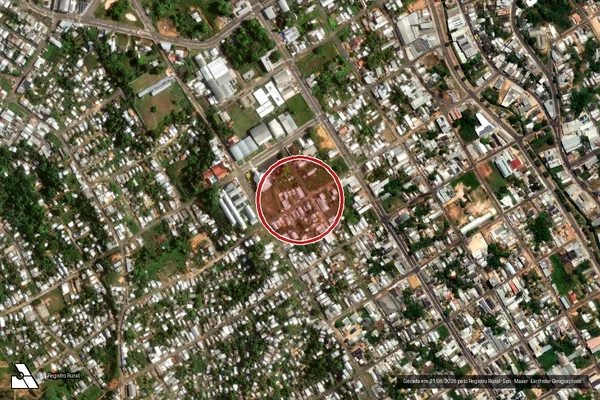 Imagem de satélite — Embargo Ambiental - Cruzeiro do Sul/AC