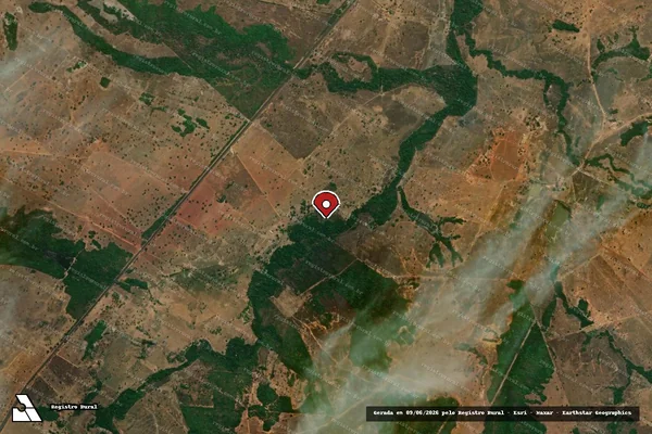 Imagem de satélite — Embargo Ambiental — Palmas/TO