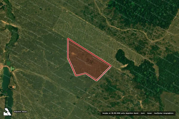 Imagem de satélite de Infração da Flora em Porto Velho - RO