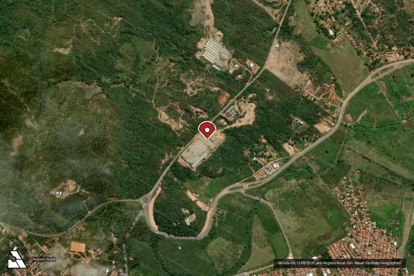 Imagem de satélite — Embargo IBAMA — Infração da Flora — Iguatu/CE