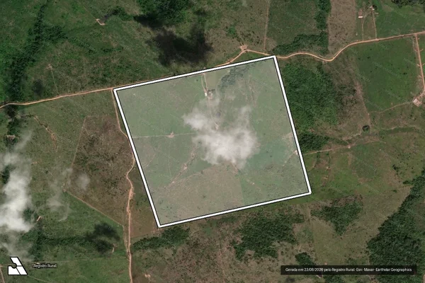 Imagem de satélite de Infração Ambiental em Altamira - PA