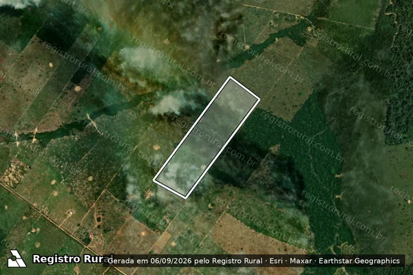 Imagem de satélite de Infração da Flora em Porto Velho - RO