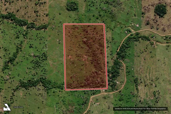 Imagem de satélite de Infração da Flora em Monte Negro - RO