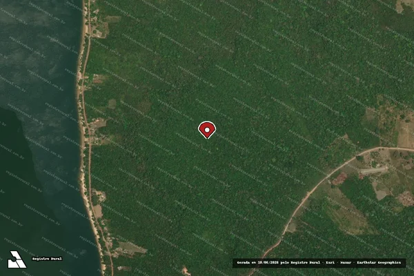 Imagem de satélite — Embargo IBAMA — Infração da Flora — Belterra/PA