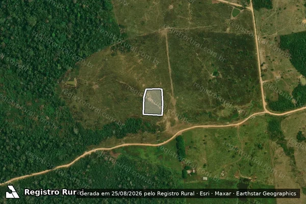 Imagem de satélite de Infração Ambiental em Rio Branco - AC
