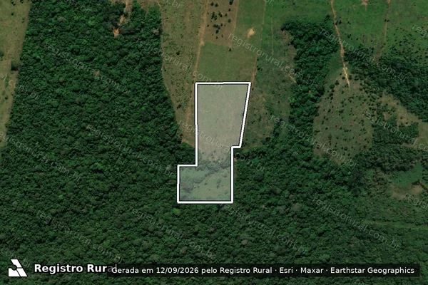 Imagem de satélite de Infração da Flora em Machadinho D'Oeste - RO