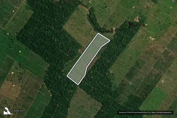Imagem de satélite de Infração da Flora em Porto Velho - RO