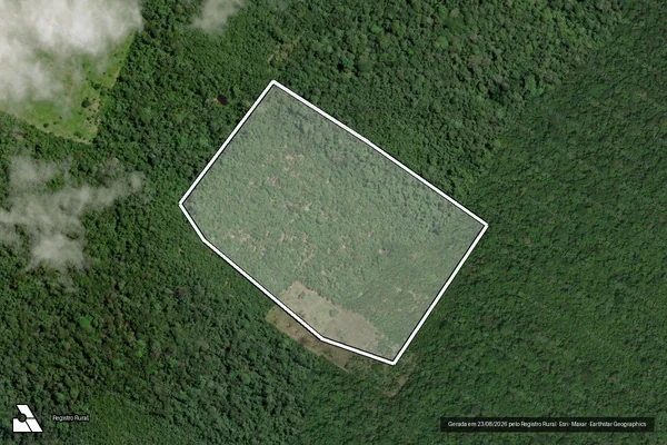 Imagem de satélite de Infração Ambiental em Cantá - RR