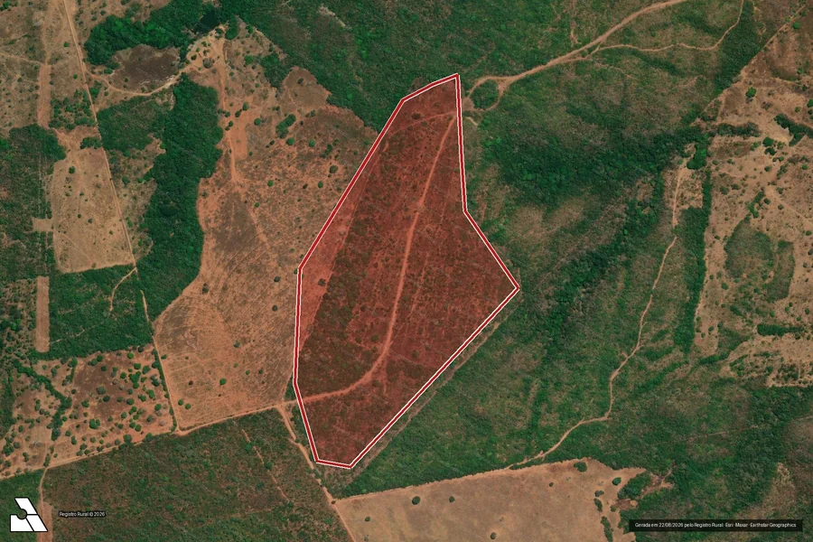 Imagem aérea do item A