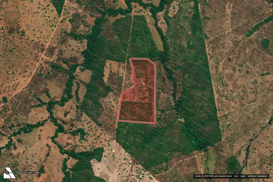 Imagem aérea do item A