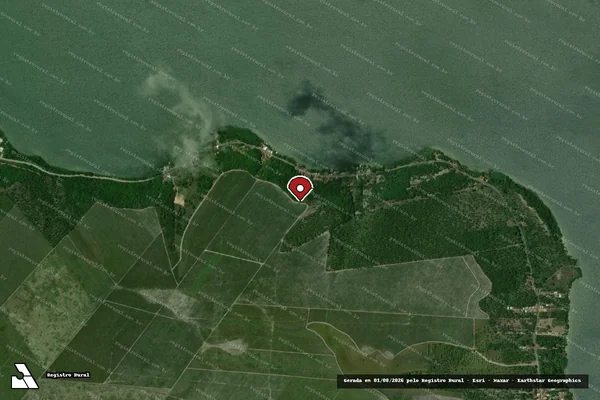 Imagem de satélite — Embargo Ambiental — Jequiá da Praia/AL