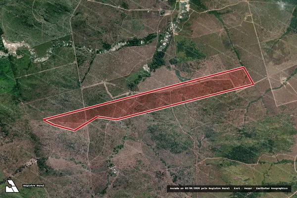 Imagem de satélite de Desmatamento em Altamira - PA