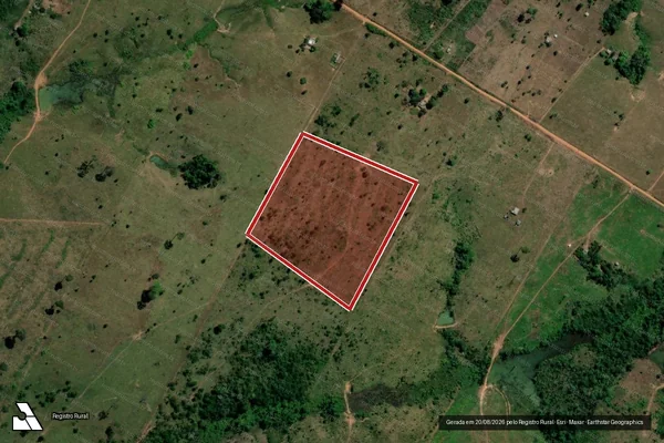 Imagem de satélite — Embargo IBAMA — Desmatamento - Porto Acre/AC