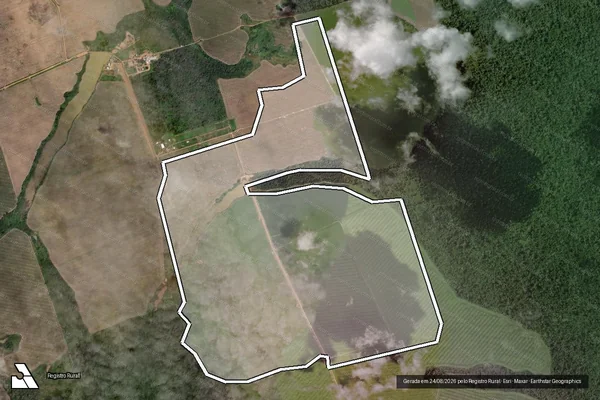 Imagem de satélite de Infração Ambiental em Novo Progresso - PA