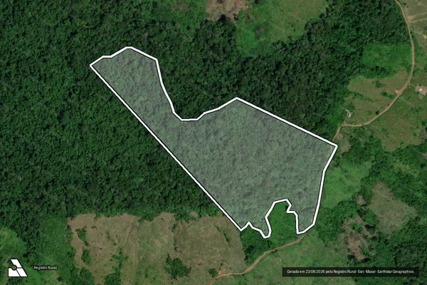 Imagem de satélite de Infração da Flora em Óbidos - PA