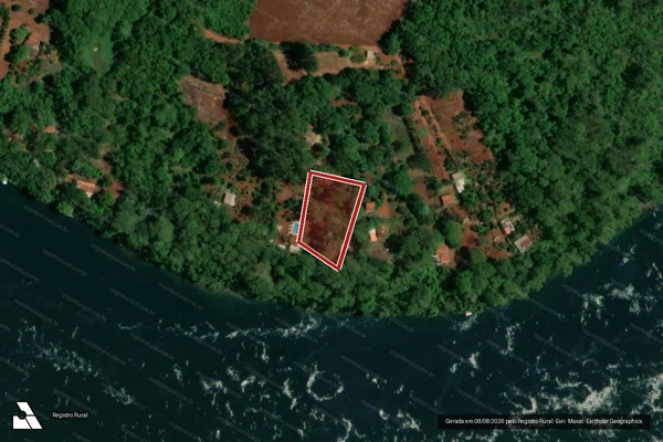 Imagem de satélite de Infração Ambiental em Itumbiara - GO