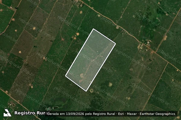 Imagem de satélite de Infração Ambiental em Porto Velho - RO