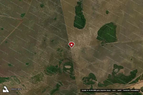 Imagem de satélite — Embargo IBAMA — Infração da Flora — Cocalinho/MT
