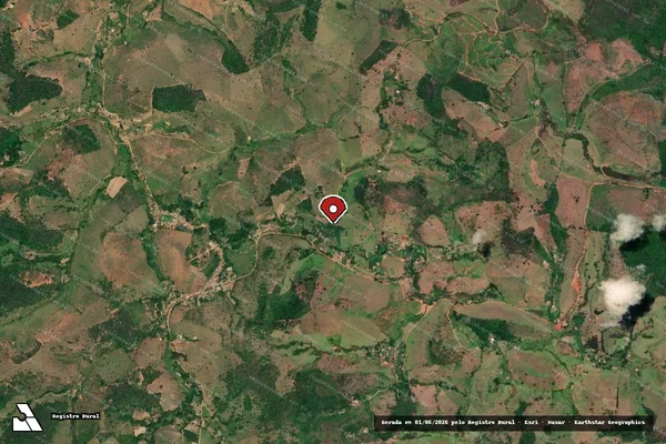 Imagem de satélite — Embargo IBAMA — Infração da Fauna — Caratinga/MG