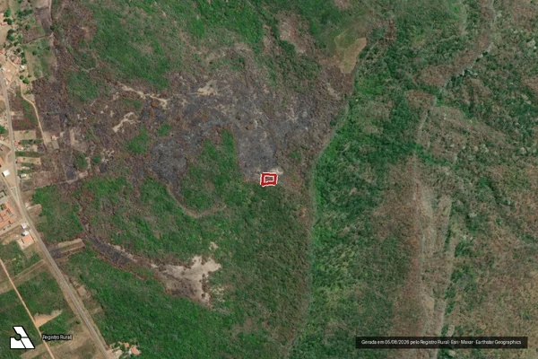Imagem de satélite de Infração da Flora em Ipueiras - CE