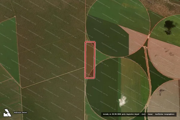 Imagem de satélite de Infração Ambiental em Luís Eduardo Magalhães - BA