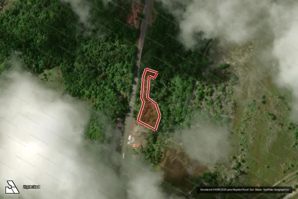Imagem de satélite de Infração da Flora em Canavieiras - BA