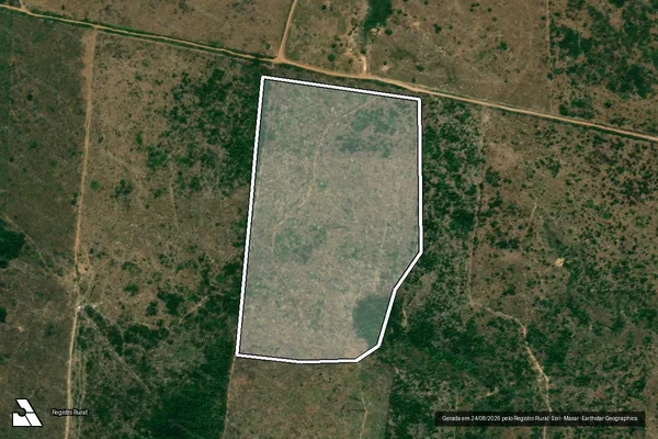 Imagem de satélite de Infração Ambiental em Cotriguaçu - MT