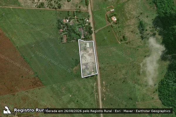 Imagem de satélite — Embargo Ambiental - Marabá/PA