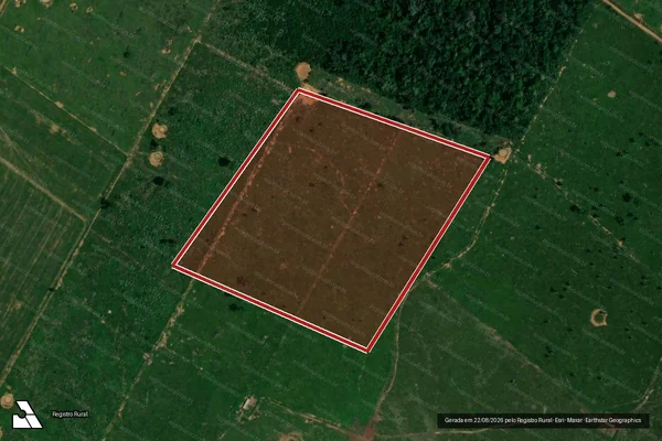 Imagem de satélite de Infração da Flora em Porto Velho - RO
