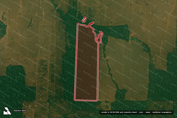 Imagem de satélite de Infração da Flora em Ariquemes - RO