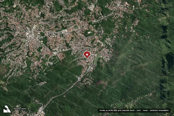 Imagem de satélite de Infração da Fauna em Niterói - RJ (marcador da localização)