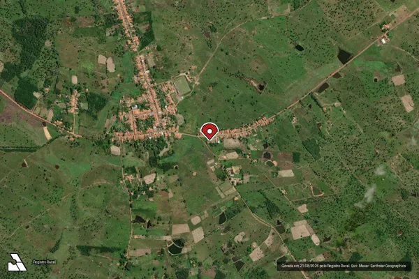 Imagem de satélite de Infração de Licenciamento(Não Classificada-Móvel) em Bacabal - MA (marcador da localização)