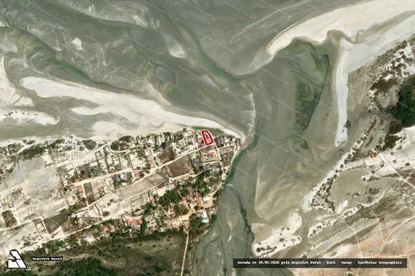 Imagem de satélite — Embargo IBAMA — Infração de Administração Ambiental(Não Classificada-Móvel) - Camocim/CE