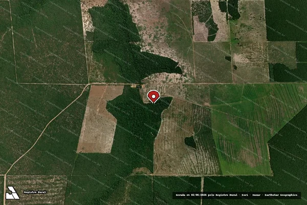 Imagem de satélite — Embargo IBAMA — Infração da Flora — Colorado do Oeste/RO